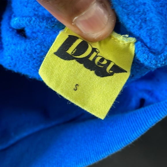 Men’s Super Rare Diet Starts Monday Hoodie Chicago 84 Speedway Used SZ SM HEAVY - Picture 4 of 10